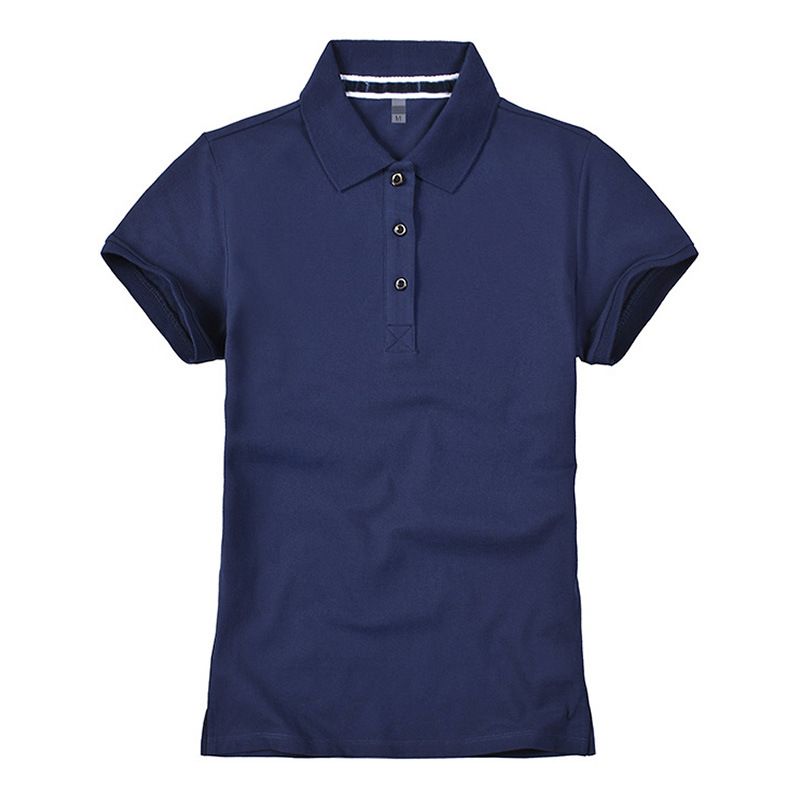 Women's Clothing Pink polo shirt pure cotton women 2024 spring and summer new print commuter basic style casual slim trendy top_voghion.com