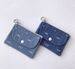 Korean Style INS New Denim Fabric Bus Meal Card Pendant Coin Key ID Holder Clutch Small Bag_voghion.com