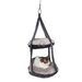 Pet Life Kittyhaus Dual-Lounger Kitty Cat Pillow Hammock Lounge_voghion.com