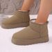 SHLIANG Thick Plush Platform Snow Boots Women Winter Keep Warm Fur Cotton Shoes Woman Suede Slip-On Ankle Botas Padded Shoes Y0074_voghion.com