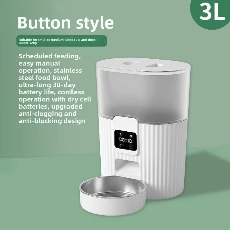 WiFi-Connected Smart Pet Feeder: Fully Automatic Timed & Quantitative Feeding For Dogs And Cats_voghion.com