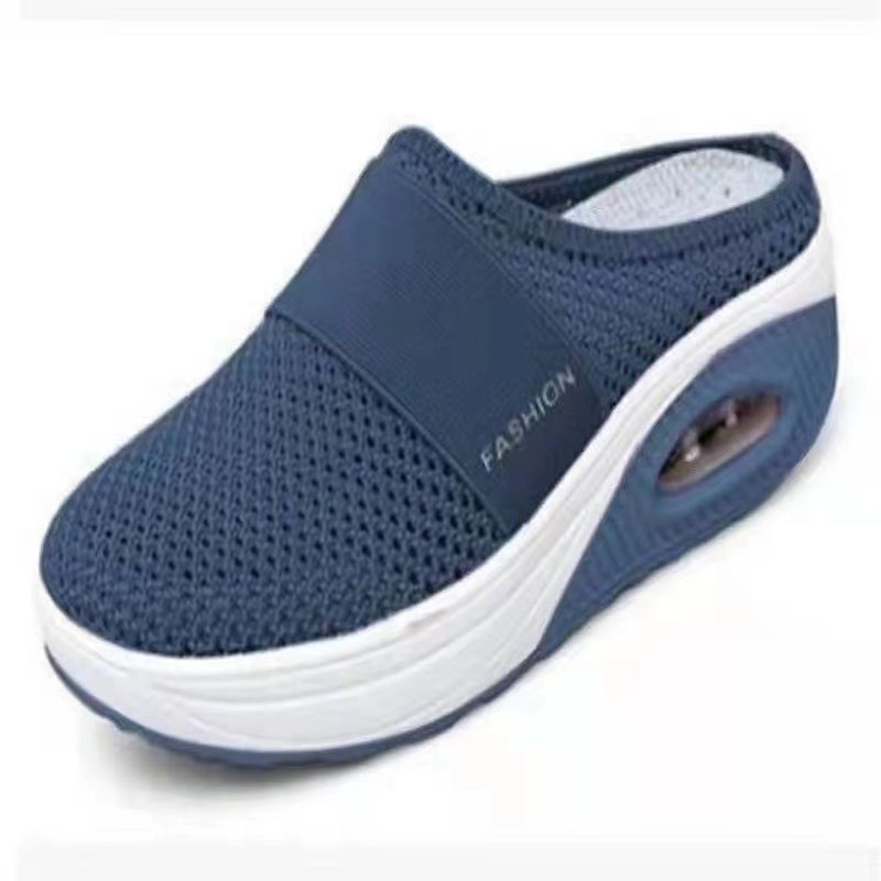 2024 Été Commerce Extérieur Européen et Américain Grande Taille Été Creux Maille Tissu Maille Chaussures Grande Taille Chaussures Petit Filet Demi-Support En Gros_voghion.com