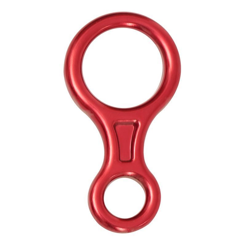 Dissuasore ad anello a forma di 8 per arrampicata su roccia all'aperto, attrezzatura per fuga rapida, dissuasore di emergenza in lega di alluminio ad alta quota_voghion.com
