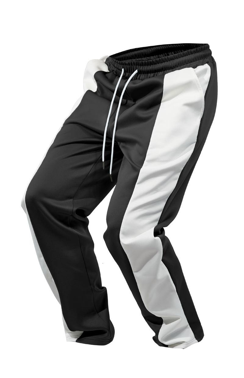 Men's patchwork fashion street sports casual pants_voghion.com