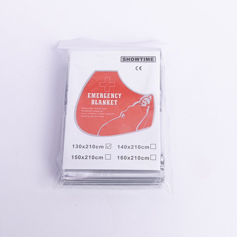 Deka za prvu pomoć na otvorenom Termalna deka dvostrana srebrna deka za zaštitu od sunca prijenosna oprema za preživljavanje za kampiranje na otvorenom otporna na hladnoću_voghion.com