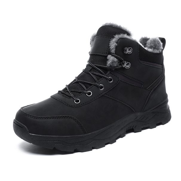 Grote maten winter- en outdoorschoenen, lichtgewicht en warm, met dikke fleece, en hoge sneeuwlaarzen voor heren_voghion.com