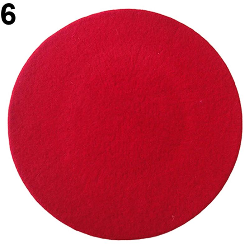 Hot Sale Women Classic Wool Felt Warm French Beret Hat Beanie Pure Color Sweet Mini Cap_voghion.com