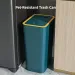 10L Space-Saving Pet-Resistant Trash Can Odor-Proof Leak-Proof Durable Plastic Bin For Bathroom Kitchen Use_voghion.com