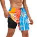 2025 Sommer Neue Strand Herren Sport Trend 3D Digital Gedruckte Doppellagige Hose_voghion.com