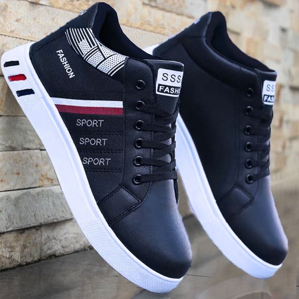 Herrenschuhe neue Sommer weiße Schuhe Stil Mid-Top Turnschuhe Jugend Casual Sportschuhe Männer_voghion.com