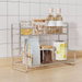 Kitchen Double-Layer Spice Organizer Home Bathroom Toilet Multi-Functional Storage Cosmetic Rack_voghion.com