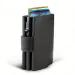 RFID Mini Mens Wallet Automatic Pop-up Card Holder With Coin Pocket 250701_voghion.com