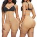 High-Waisted Shapewear Bodysuit With Zipper & Hook Closure - Tummy Control Butt Lifting Seamless Panties For Women_voghion.com