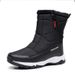 Winter Outdoor Men's Large Size Snow Thickened Ski Cold-Proof Windproof Cotton Hiking Boots_voghion.com