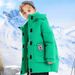 Boys' Long Puffer Jacket With Hood - Thickened Down Coat For Kids, Winter Warm Jacket, Blue/Black/Green, Size 120-170cm_voghion.com