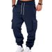 Men's Fleece Cargo Pants – Winter Warm Workout Joggers With Drawstring Waist & Multi-Pockets (10 Colors, S-XXXL)_voghion.com