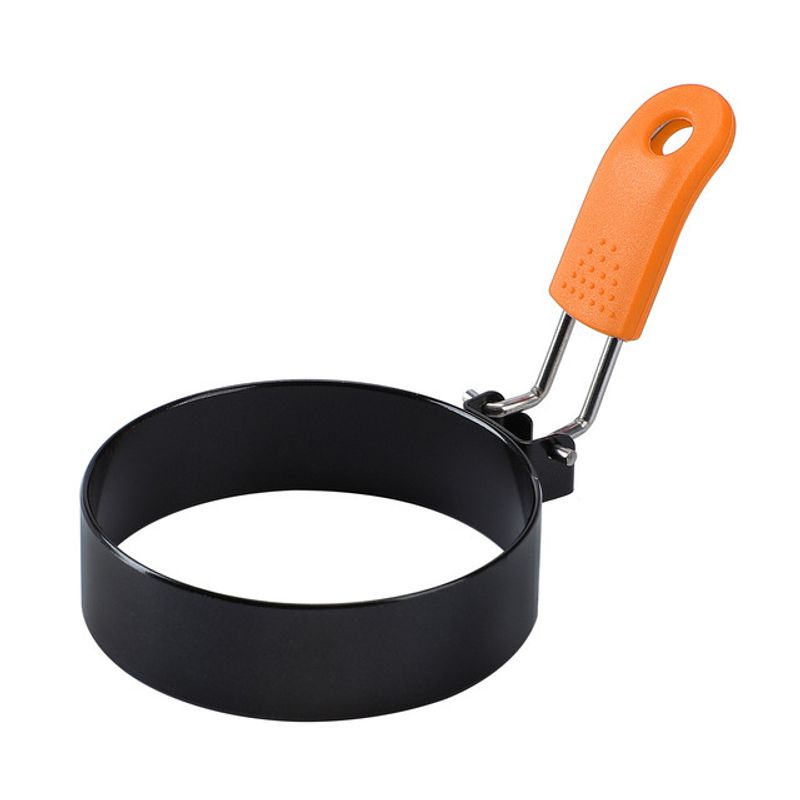 430 roestvrij staal ronde omelet maker siliconen mouw handvat ei ring omelet model pannenkoekvorm omelet ring_voghion.com