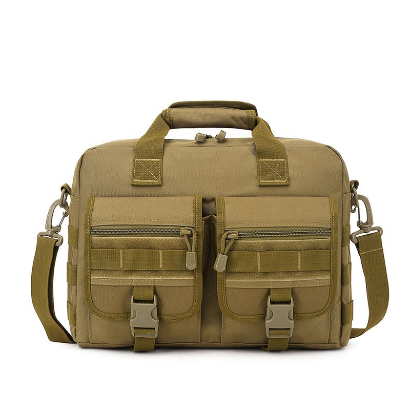 Tactical Handbag A4 Book Single Shoulder Men's Crossbody Tool 13inch Laptop Horizontal Business Bag_voghion.com