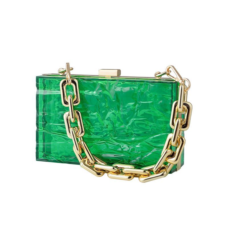 Neue eis knacken acryl transparent beliebte Europäischen und Amerikanischen abendessen tasche modische vielseitige handtasche frauen_voghion.com