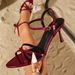 Damenschuhe Spitz All Match Stiletto High Heels Kreuzriemen Offene Zehen Damen Sandalen_voghion.com