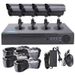 4CH 8CH HD AHD DVR Kit Wired Set Surveillance Recording Waterproof Bullet Camera Night Vision_voghion.com