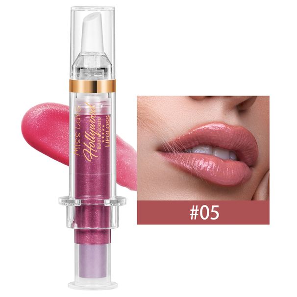 Der Lippenbalsam mit Nadeln spendet den Lippen Feuchtigkeit und macht sie prall. Der Lipgloss wird Schicht für Schicht aufgetragen und macht sie rosa und zart._voghion.com