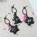 High-end Leather Handmade Flower Eye Backpack Pendant Keychain Creative Car Bag Accessories Ins_voghion.com