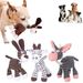 Asino di peluche, giocattolo, giocattolo con denti resistenti ai morsi e abbaio BB, giocattoli che squittiscono per cani, articoli per animali domestici, accessori per cani di PawParty Store_voghion.com
