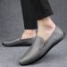 2025 Summer Business Casual Men Genuine Leather Breathable Slip-On Top Layer Cowhide Men's Shoes_voghion.com