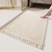 Kitchen Runner Lightweight Entryway Rug Woven Throw Mat with Tassels,Non-Shedding Washable Rug Pile Runner for Bedroom Doorway_voghion.com