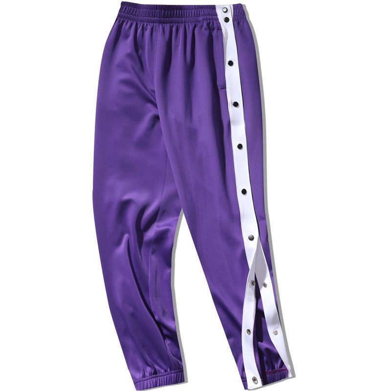​Sportliche Jogginghose mit Knopfleiste für Herren – Lockere Passform, elastische Bündchen, atmungsaktives Polyester für Basketball und Freizeitkleidung​_voghion.com