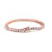 Rose Gold White Tennis 3mm 4mm 5mm Hip Hop Jewelry Copper Micro Inlaid Zirconia Bracelet For Women_voghion.com