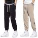 Herrenbekleidung Herren Casual All-Match-Hosen Cord-Sporthosen Winter plus Samt verdickte All-Match-Hosen mit lockeren, warmen Bündchen_voghion.com