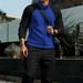 Men’s High-Neck Zip-Up Track Jacket & Pants Set – Contrast Color Raglan Sleeve Sportswear For Casual & Training_voghion.com