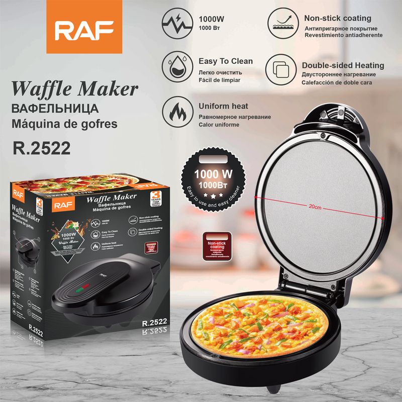 Máquina de café da manhã multifuncional padrão UE RAF, rolinho primavera, casquinha de sorvete, chapa elétrica, máquina de crepe_voghion.com