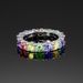 Zircon Full Diamond Sterling Silver Men's Fashion Hip Hop Personality Couple Ring_voghion.com