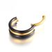 F136 Titanium Two-tone Septum Tragus Piercing Nose Ring Hinged Segment Helix 16G Cartilage Earrings Clicker Jewelry for Women Wholesale_voghion.com