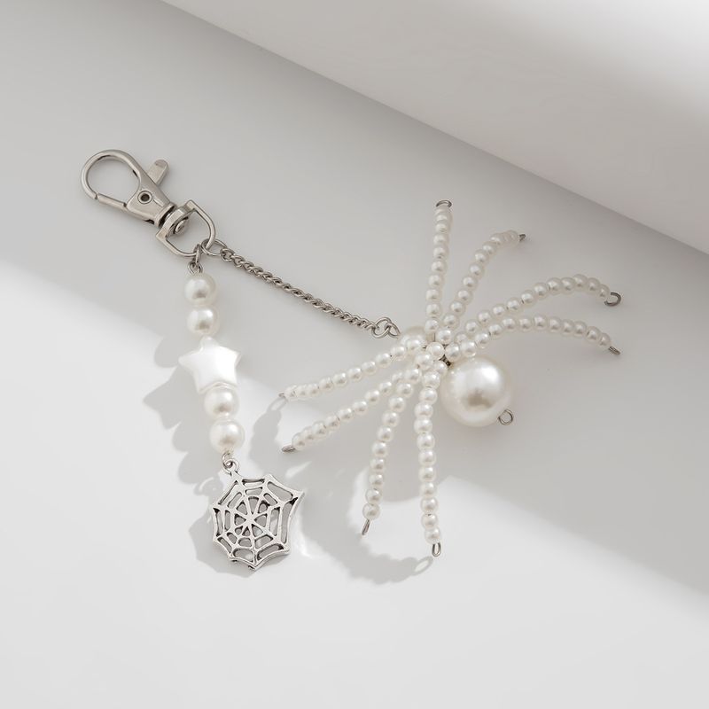 Gothic Halloween Personality Big Spider Keychain Pendant Spider Keychain - Dark Web Design Resin Keyring For Bags, Backpacks, And More_voghion.com