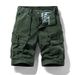 Herrenbekleidung Herren Sommer Neue Reißverschluss Multi Pocket Trendy Retro Workwear Shorts_voghion.com