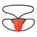 Beauty Hot Sale Low Waist Men's Sexy Double Thong U Convex Pouch Fluorescent Color Series Erotic Underwear GAY_voghion.com