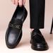First Layer Cowhide Men's Autumn Business Casual Leather Shoes Commuting Versatile Breathable Non-Slip Slip-On Loafers_voghion.com