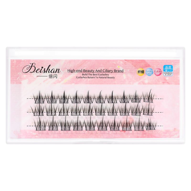 Segmented False 3D Extension Eyelash DIY Natural Individual Lash Makeup Tool Soft and Natural Easy To Oper_voghion.com
