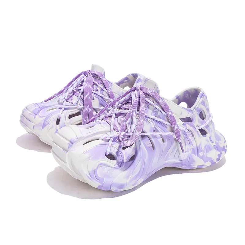 Purple Ing Monster Dad Cave For Women 2024 Summer New Versatile Soft Bottom Non Slip External Slippers Comfortable And_voghion.com