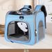 Large Capacity Transparent Multi-Functional Solid Color Foldable New Cat Outdoor Portable Double Shoulder Pet Carrier_voghion.com