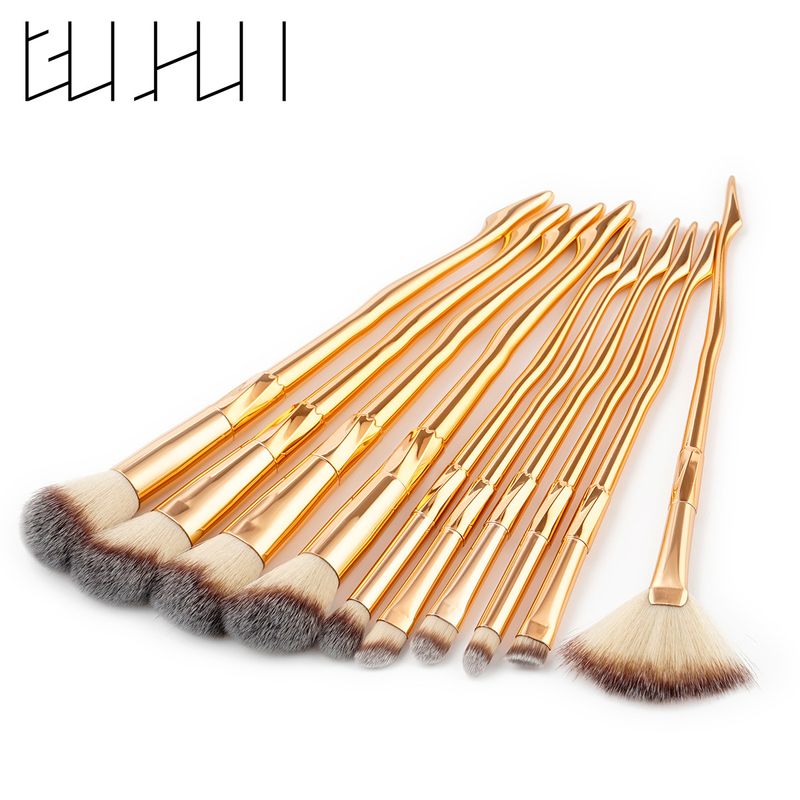 10 pcs makeup brushes, beautiful legs set, makeup tools, new products, brush set, makeup, source factory GUJHU_voghion.com