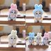 Plush Adorable Cute Cat Toy Keychain Rabbit Bag Charm Stuffed Animal Doll_voghion.com