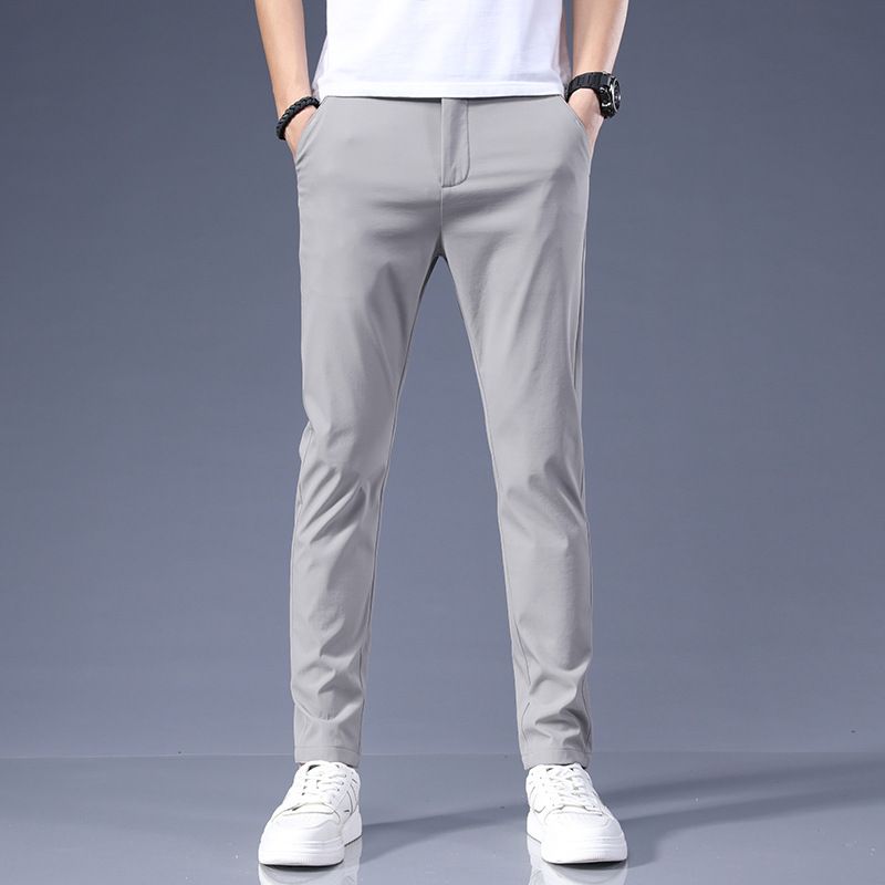 Stretchhose mit geradem Bein für Herren – Atmungsaktive, vielseitige und bequeme Freizeithose für den Alltag_voghion.com