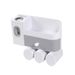 Porta spazzolino da denti invertito ad assorbimento magnetico, dispenser automatico di dentifricio, portaoggetti, accessorio per il bagno_voghion.com
