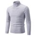 Neue Männer High Neck Pullover Einfarbig Pullover Gestrickte Warme Casual Rollkragen Sweatware Woolen Herren Winter Outdoor Tops_voghion.com