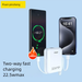 Pisen Eingebautes Kabel PD 22,5 W Schnelllade-Powerbank Mini Kompaktes tragbares Ladegerät Geschenkanpassung_voghion.com